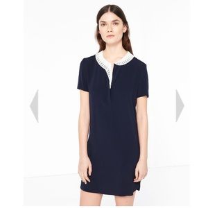 Sandro Dress With Collar